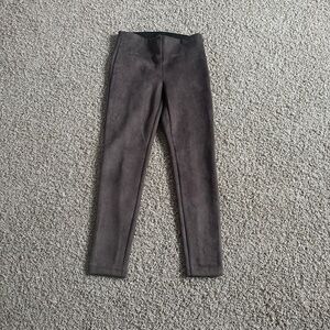 faux suede leggings